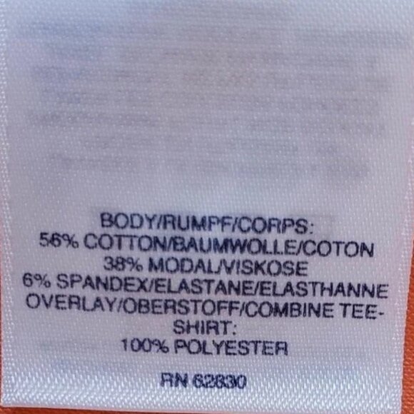 Lands' End Women's Aqua Blue Hi-Low Cotton Blend Short Sleeve Top, Size: 1X - Picture 15 of 16